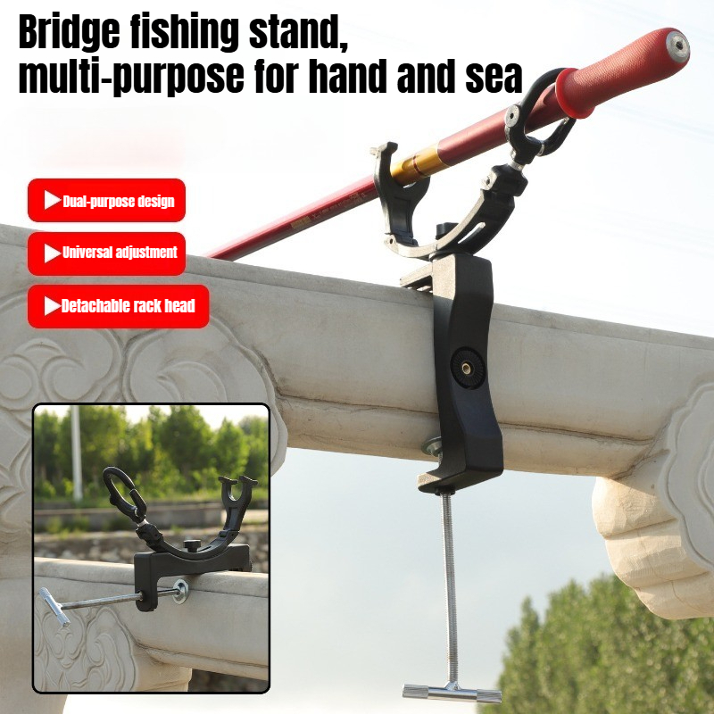 Fishing Kayak Rod Holder - 360 ° Obrotowy, regulowany, wytrzymały stojak